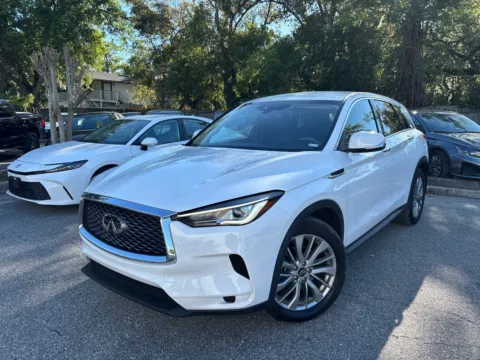 Black 2023 INFINITI QX50 PURE for sale in Seffner, FL