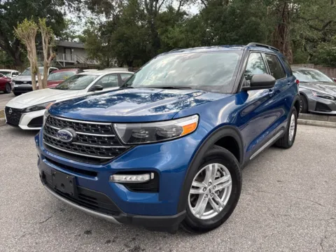 Blue 2023 Ford Explorer XLT for sale in Seffner, FL