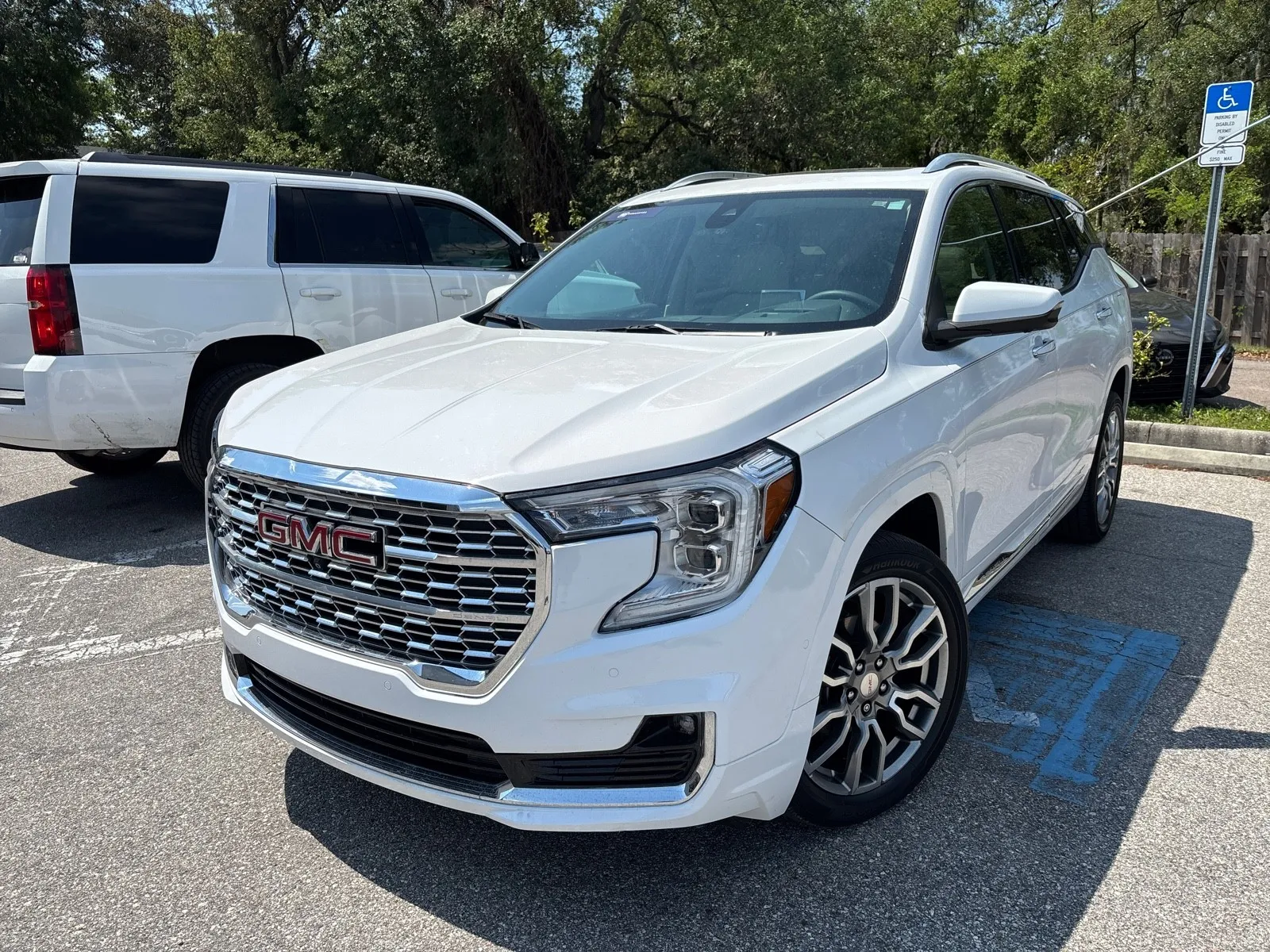 Blue 2022 GMC Terrain Denali AWD w/PREMIUM PKG. PANO ROOF for sale in Seffner, FL