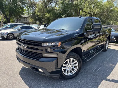 Blue 2022 Chevrolet Silverado 1500 LTD Crew Cab Diesel RST for sale in Seffner, FL