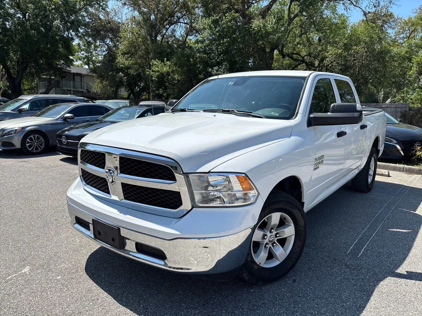 White 2023 Ram 1500 Classic SLT Crew Cab 4X4 for sale in Seffner, FL