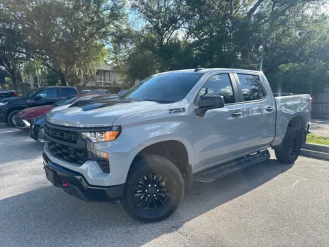 Photos of 2025 Chevrolet Silverado 1500 Custom Trail Boss CREW CAB 4X4 V8 for sale in Seffner, FL at Evo Motors