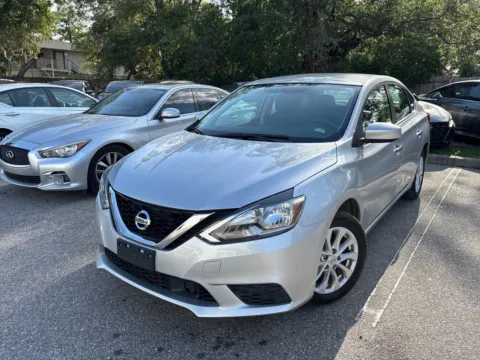 Silver 2019 Nissan Sentra SV for sale in Seffner, FL