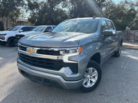 Gray 2023 Chevrolet Silverado 1500 LT Crew Cab 4X4 V8 for sale in Seffner, FL