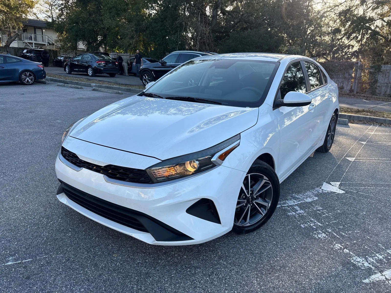 White 2023 Kia Forte LXS for sale in Seffner, FL