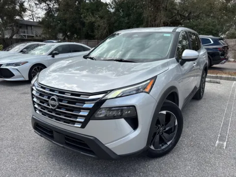 Silver 2025 Nissan Rogue SV AWD for sale in Seffner, FL