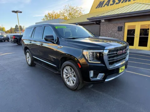 Photos of 2021 GMC Yukon SLT Sport Utility 4D for sale in Boise, ID at MASS Motors Fairview Used Car Dealership
