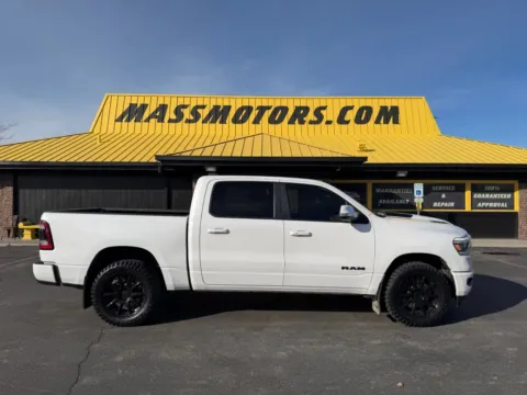 White 2020 Ram 1500 Crew Cab Rebel Pickup 4D 5 1/2 ft for sale in Boise, ID