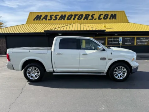 White 2018 Ram 1500 Crew Cab Laramie Longhorn Pickup 4D 5 1/2 ft for sale in Boise, ID