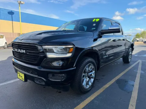 More photos of 2019 Ram 1500 Crew Cab Laramie Pickup 4D 6 1/3 ft at MASS Motors Fairview Used Car Dealership, ID