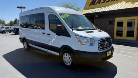 Photos of 2015 Ford Transit 350 Wagon XLT w/Medium Roof w/Sliding Side Door Van 3D for sale in Boise, ID at MASS Motors Fairview Used Car Dealership