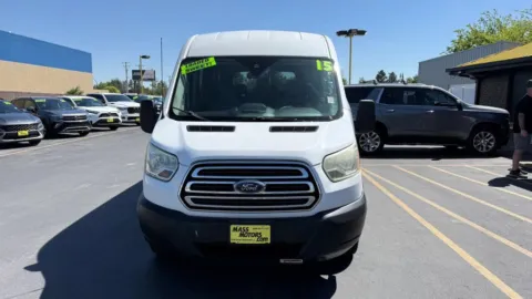Another view of 2015 Ford Transit 350 Wagon XLT w/Medium Roof w/Sliding Side Door Van 3D for sale in Boise, ID at MASS Motors Fairview Used Car Dealership
