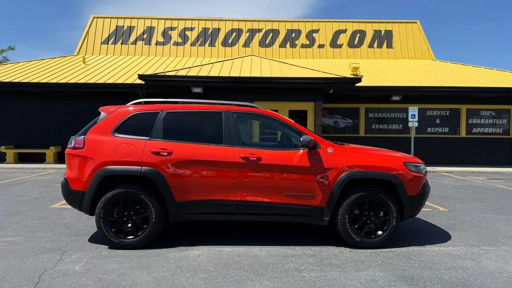 Orange 2021 Jeep Cherokee TrailHawk Sport Utility 4D for sale in Boise, ID