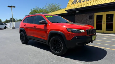Photos of 2021 Jeep Cherokee TrailHawk Sport Utility 4D for sale in Boise, ID at MASS Motors Fairview Used Car Dealership