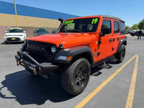 More photos of 2019 Jeep Wrangler Unlimited Sport SUV 4D at MASS Motors Fairview Used Car Dealership, ID