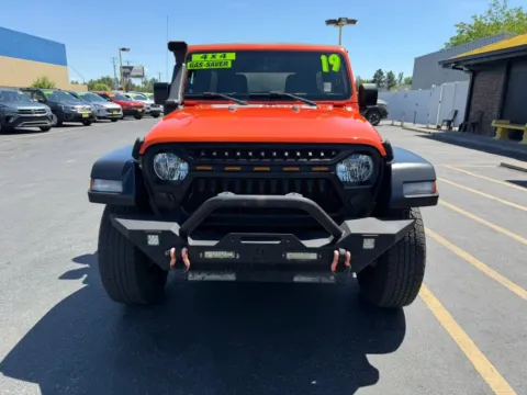 Another view of 2019 Jeep Wrangler Unlimited Sport SUV 4D for sale in Boise, ID at MASS Motors Fairview Used Car Dealership
