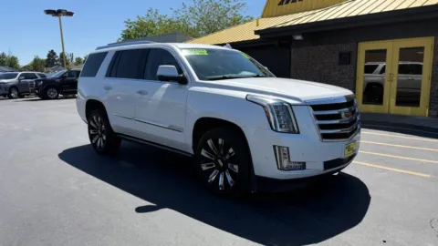 Photos of 2018 Cadillac Escalade Premium Luxury Sport Utility 4D for sale in Boise, ID at MASS Motors Fairview Used Car Dealership
