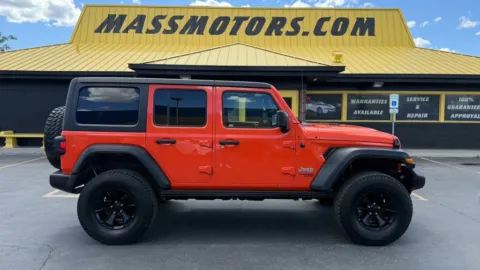 Orange 2019 Jeep Wrangler Unlimited Sport S Sport Utility 4D for sale in Boise, ID