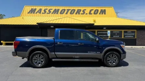 Blue 2018 Nissan Titan Platinum Reserve for sale in Boise, ID