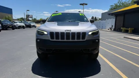 Another view of 2021 Jeep Cherokee TrailHawk Sport Utility 4D for sale in Boise, ID at MASS Motors Fairview Used Car Dealership