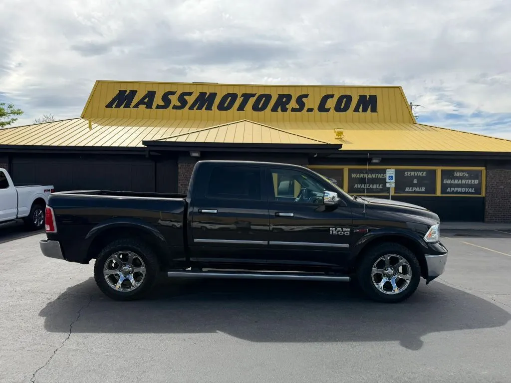 Black 2016 Ram 1500 Crew Cab Laramie Pickup 4D 5 1/2 ft for sale in Boise, ID