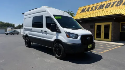 Photos of 2024 Ford Transit 250 Cargo Van High Roof w/LWB Van 3D for sale in Boise, ID at MASS Motors Fairview Used Car Dealership