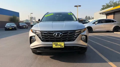 Another view of 2024 Hyundai Tucson Hybrid Blue Sport Utility 4D for sale in Boise, ID at MASS Motors Fairview Used Car Dealership