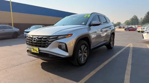 More photos of 2024 Hyundai Tucson Hybrid Blue Sport Utility 4D at MASS Motors Fairview Used Car Dealership, ID