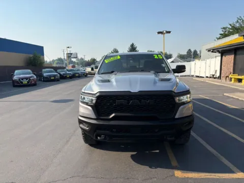 Photos of 2025 Ram 1500 Crew Cab Rebel Pickup 4D 5 1/2 ft for sale in Boise, ID at MASS Motors Fairview Used Car Dealership