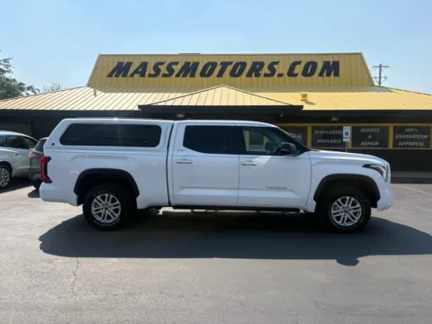 White 2024 Toyota Tundra CrewMax SR5 Pickup 4D 6 1/2 ft for sale in Boise, ID