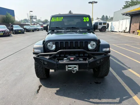 Photos of 2020 Jeep Wrangler Freedom Sport Utility 2D for sale in Boise, ID at MASS Motors Fairview Used Car Dealership