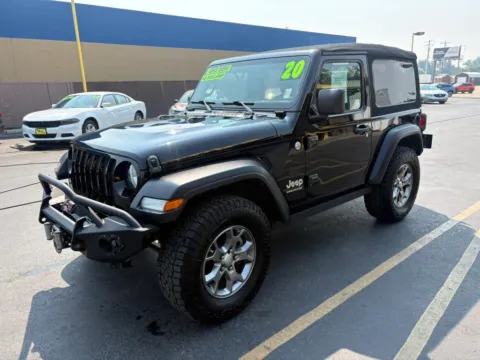 Another view of 2020 Jeep Wrangler Freedom Sport Utility 2D for sale in Boise, ID at MASS Motors Fairview Used Car Dealership