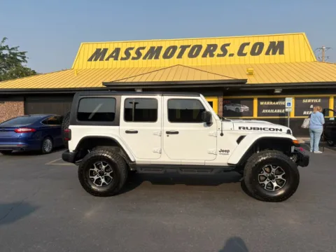 White 2021 Jeep Wrangler Unlimited Rubicon Sport Utility 4D for sale in Boise, ID