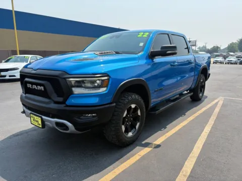 Another view of 2022 Ram 1500 Crew Cab Rebel Pickup 4D 5 1/2 ft for sale in Boise, ID at MASS Motors Fairview Used Car Dealership