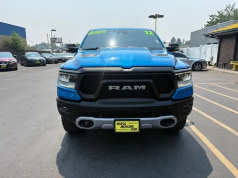 Photos of 2022 Ram 1500 Crew Cab Rebel Pickup 4D 5 1/2 ft for sale in Boise, ID at MASS Motors Fairview Used Car Dealership