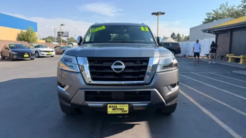 Another view of 2022 Nissan Armada Platinum Sport Utility 4D for sale in Boise, ID at MASS Motors Fairview Used Car Dealership