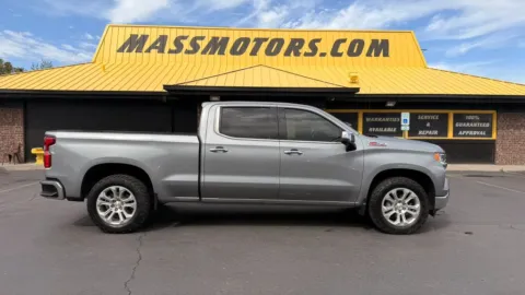 Silver 2024 Chevrolet Silverado 1500 Crew Cab LTZ Pickup 4D 6 1/2 ft for sale in Boise, ID