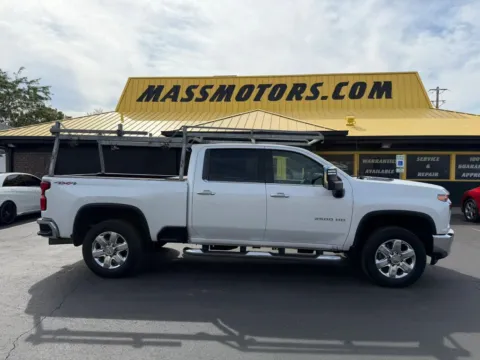 White 2022 Chevrolet Silverado 2500 HD Crew Cab LTZ Pickup 4D 6 1/2 ft for sale in Boise, ID