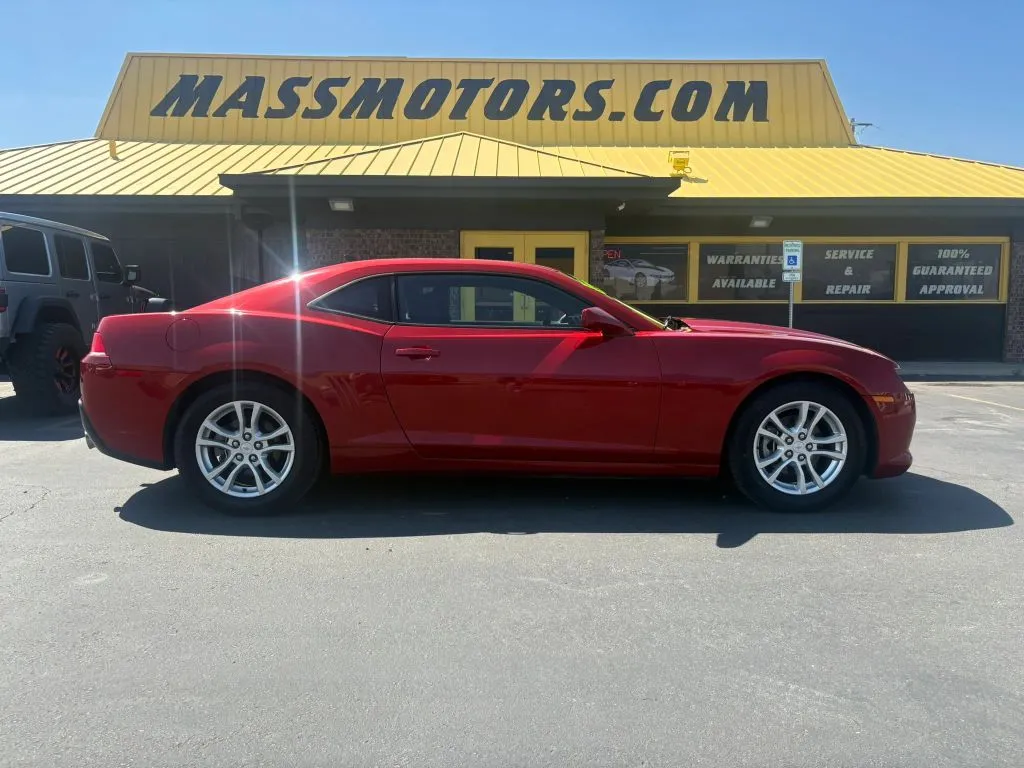 Red 2015 Chevrolet Camaro LS Coupe 2D for sale in Boise, ID