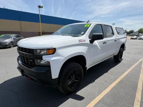 Another view of 2021 Chevrolet Silverado 1500 Crew Cab Custom Trail Boss Pickup 4D 5 3/4 ft for sale in Boise, ID at MASS Motors Fairview Used Car Dealership