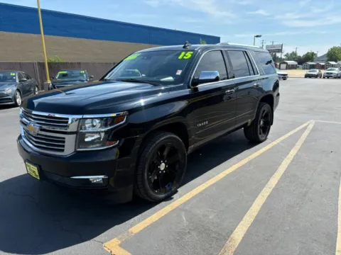 Another view of 2015 Chevrolet Tahoe LTZ Sport Utility 4D for sale in Boise, ID at MASS Motors Fairview Used Car Dealership