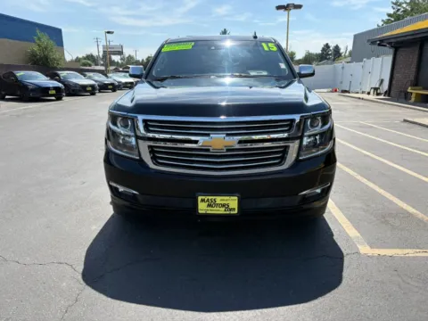 Photos of 2015 Chevrolet Tahoe LTZ Sport Utility 4D for sale in Boise, ID at MASS Motors Fairview Used Car Dealership