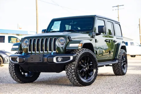 Green 2023 Jeep Wrangler Sahara 4xe for sale in Melba, ID