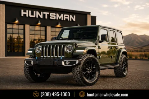 Green 2023 Jeep Wrangler Sahara 4xe for sale in Melba, ID