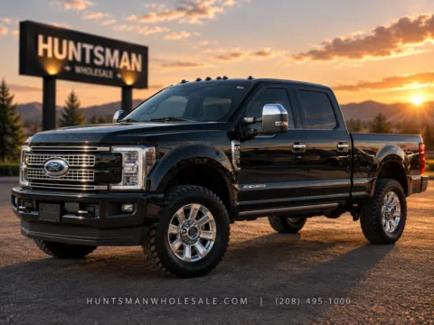 Black 2018 Ford F-250 Super Duty Platinum for sale in Melba, ID