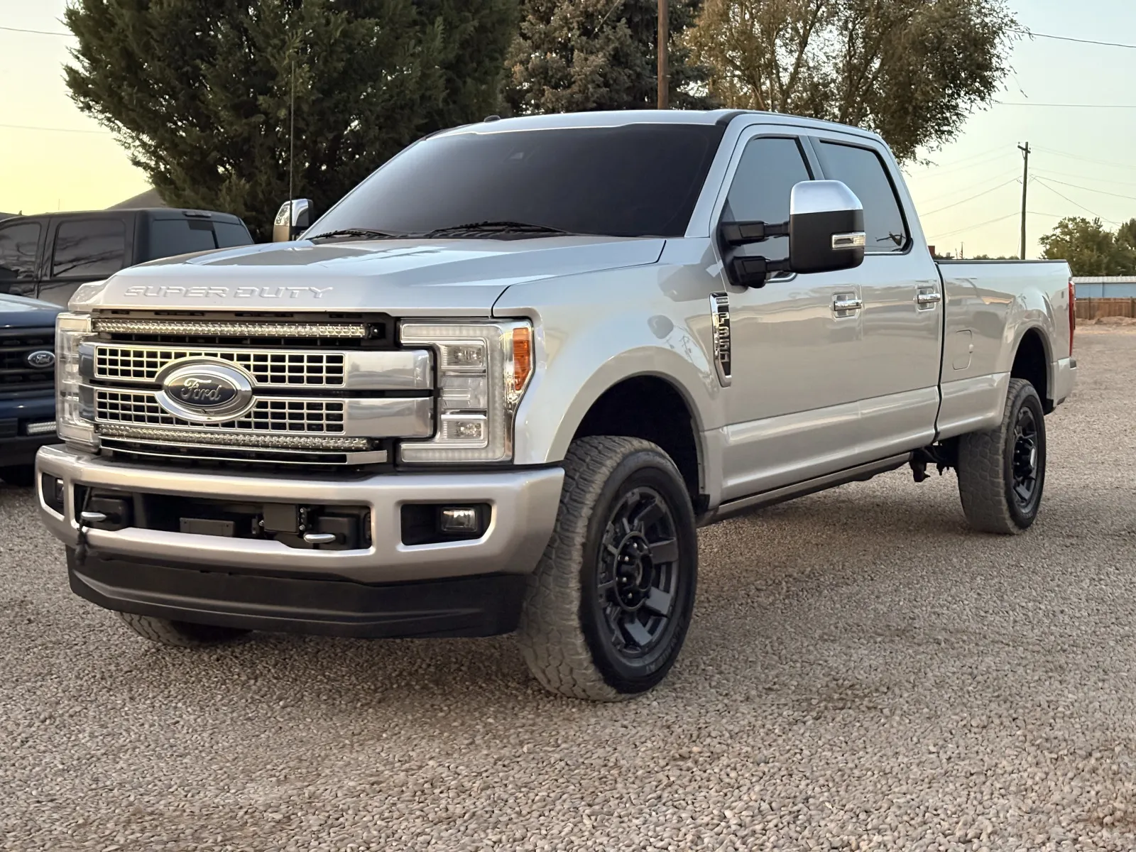Silver 2017 Ford F-350 Super Duty Platinum for sale in Melba, ID