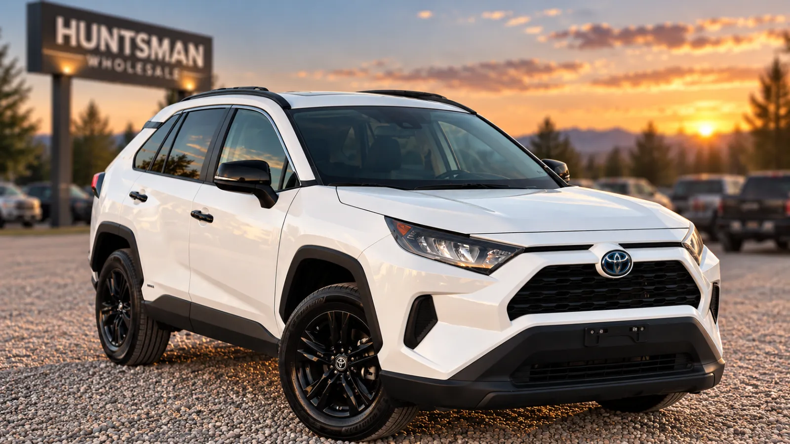 White 2022 Toyota RAV4 Hybrid LE for sale in Melba, ID