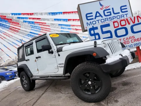 More photos of 2015 JEEP WRANGLER UNLIMI SPORT at Northwest Indiana Auto Outlet, IN