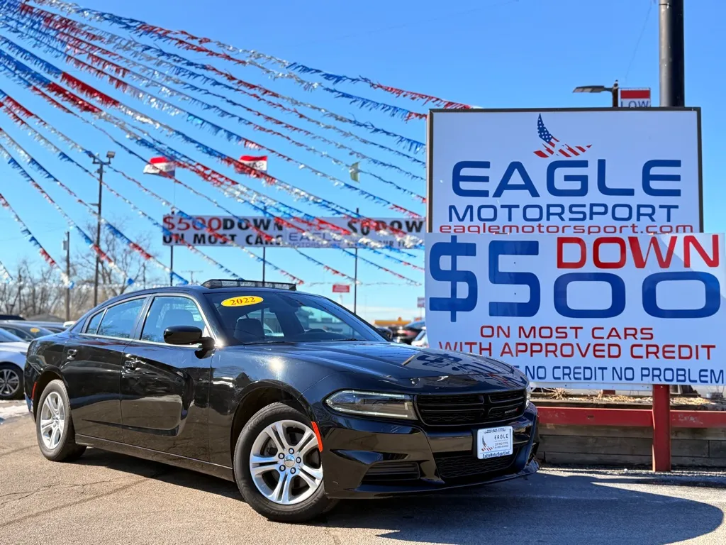 Black 2022 DODGE CHARGER SXT for sale in Lake Station, IN