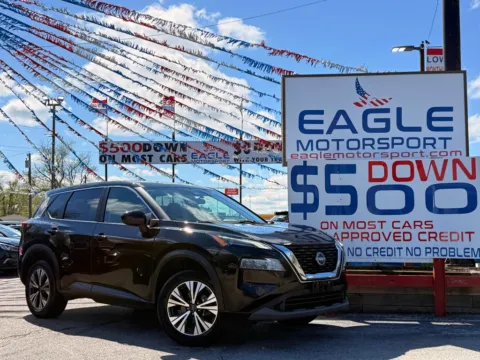 Black 2023 NISSAN ROGUE SV for sale in Lake Station, IN